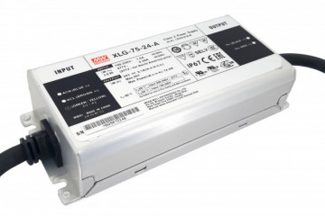 Fonte de Alimentação Estanque Mean Well 24Vdc 75W Ajust.