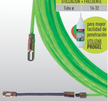 GUIA PARA CABO SUPER HELICAL MONOFIL. Consejo INTERC. VERDE 3 M/M 5 Mt.