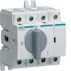HAC406 - Enterrar. corte aparente 4P 63A 4M HAGER Ean:3250613140373