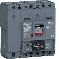 HES161NC - Disjuntor P160 Energy 4P-4D 160A 70kA HAGER EAN:3250613141288