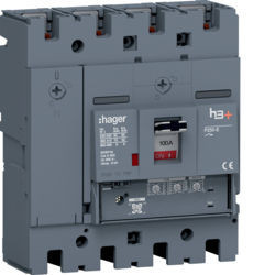 HET101GR - Disjuntor P250 LSnI 4P-4D 100A 70kA HAGER EAN:3250613176242