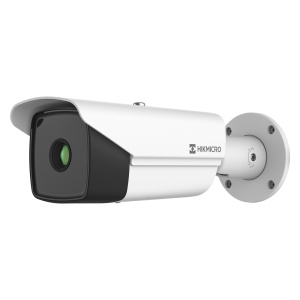 HikMicro Câmara IP Bullet Térmica - Resolução térmica 384x288 | Tamanho do pixel 12 µm - NETD < 25 mK (25 °C, F1.0) - Distância focal 35 mm - Alarmes | Áudio | PoE - IP67 | IK10 | TVS 4000 V | NEMA 4X
