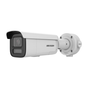 Hikvision - Câmara Bullet IP da gama PRO - Resolução 4 MPx (2688x1520) | PoE+ | Alarme - Lente 2.8~12 mm | Áudio | 2 Microfones | Altifalante - Gama IR 60 m | deteção de movimento 2.0 - AcuSense | Reconhecimento Facial | IP67, IK10
