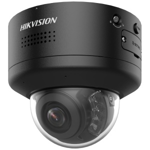 Hikvision câmara Dome IP gama PRO 8 MPx - Lente varifocal 2.8~12 mm | PTRZ motorizada - Sirene e luz dissuasiva | Microfone dual array - PoE+ | Áudio | Alarmes | ColorVu | MicroSD - Luz híbrida 40m | Deteção de movimento 2.0 - AcuSense | Reconhecimento Fa