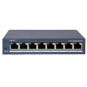 Hikvision Gigabit Switch General - 8 RJ45 10/100/1000 Mbps - Vlan / Pore Isolation / Loop Detection / LLDP - AGLÉGATION DE LIENS / POE Watchdog / SNMP