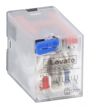 HR604CD024 MINI Relais électromécanique HR60 24VDC, 5A, 4 C / O