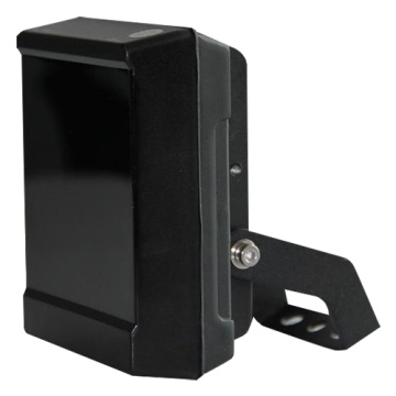 Infrarotfokus mit einer Reichweite von 40 m – Beleuchtung durch 850-nM-LEDs – 6 SMT-Keramik-LED-Lampen – 45° Strahlöffnung – Aktivierung durch Fotozelle – IEEE802.3af PoE-Stromversorgung