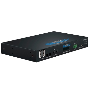 IP video receiver - UHD Resolution - 1 LAN input (RJ45) - 1 HDMI output - KVM function