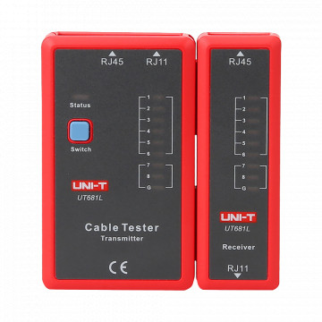 Kabeltester – Überprüfen des Zustands von RJ45/RJ11-Kabeln – Testen des schnellen und langsamen Modus – automatische Abschaltung