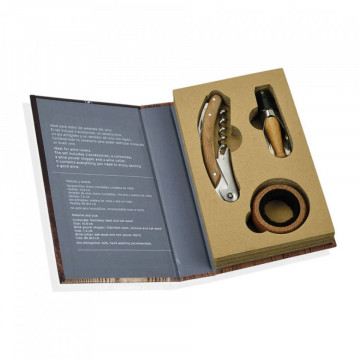 Kit 3 accessoires de vin 11.5x17.5x3cm CC66178 Andrea House