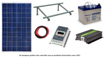Kit solaire photovoltaïque 455W avec batterie de gel 12V diverses pouvoirs