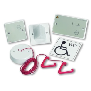 Kit WC d'alarme déficiente - une zone d'appel
