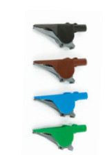 KITMPPACC - HA000752 Kit incluindo 4 pinças jacaré (preto/azul/marrom/verde)