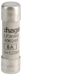 LF308G - Fuse 10x38 GG 8A 500V HAGER EAN: 3250614062407