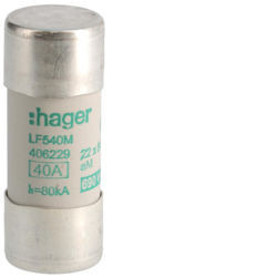 LF540m - Fuse 22x58 AM 40A 690V HAGER EAN: 3250614062292