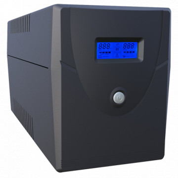 Line -Interactive single -phase UPS - Power 3000VA/1800W - Input 220 ~ 240 VAC/Output 230 VAC - 4 Exit Saids/UPS Protected - Recharge Time 6 ~ 8 h - 4 lead -leading batteries (included)