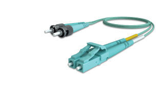 LM-020D3LCPSTP - Patch Cord jumper LC - ST MM 50/125 OM3 LSZH Duplex 2m LIGHTMAX