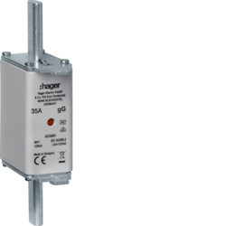 LNH1035M - NH1C GG Back Sicherung 35A 500V Hager EAN: 3250614132858