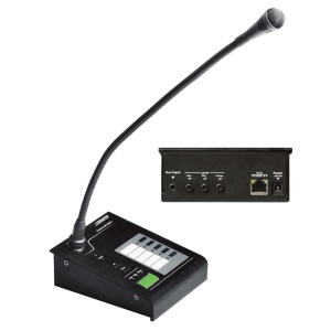 Micrófono de condensador - Micrófono de escritorio - Patrón cardioide - Selección de 5 zonas - Compatible con matriz DSPPA-MAG505