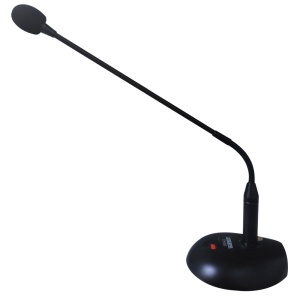 Micrófono de condensador - Micrófono de sobremesa - Alimentación phantom - Antiinterferencias electromagnéticas - Antiinterferencias telefónicas - Patrón unidireccional