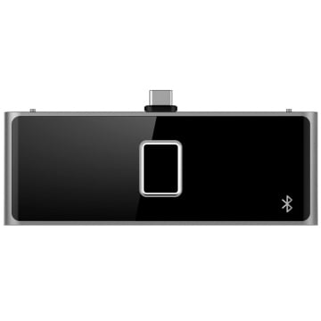 Módulo periférico - Acrescentar métodos de identificação - Conexão USB - Impressão digital e/ou abertura BLE - Apto para exterior IP65 - Compatível com DS-K1T673