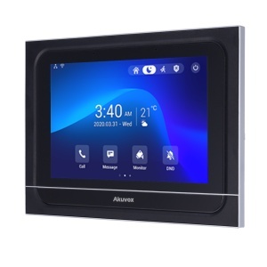 Monitor Android 9.0 para Videoporteiro - Ecrã IPS de 7" - Áudio bidireccional Crystal Clear | Easy UI - TCP/IP, PoE, WiFi, Bluetooth, SIP padrão - Manutenção na nuvem | APPs de terceiros - Ligação de monitor e placas via Cloud