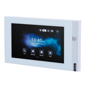 Monitor Linux para videoporteiro - Ecrã IPS de 7" - Áudio bidireccional Crystal Clear | Easy UI - TCP/IP, PoE, SIP standard - Manutenção via cloud - Ligação de monitor e placas via Cloud