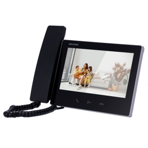 Monitor para videoporteiro - Visor TFT de 7" - Áudio bidirecional | LED de estado - 2 Fios HD | Auricular de mão - Ranhura para cartão microSD até 128 GB - Montagem na superfície