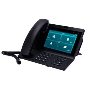 Monitor principal Android 9.0 para videoporteiro - Visor TFT de 7" - Áudio bidireccional Crystal Clear - TCP/IP, PoE, WiFi, Bluetooth, SIP padrão - Manutenção na nuvem | APPs de terceiros - Ligação através da Cloud | Câmara integrada