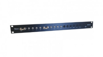 Multi-Coax Panel 19 "1u equipped for 8 outputs (with accessories: PALMEME, 417302; BRIDGES 4211; PASSIVES 519508)