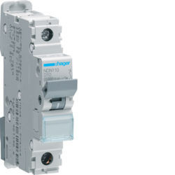 NDN110 - Breaker 1p 10a D 10/15ka 1m Hager Ean: 3250614611445