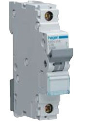NKN104 - Breaker 1p 4a ​​C 10/15ka 1m Hager Ean: 3250614629303