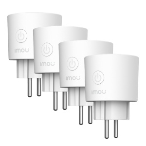 Pack 4 Enchufes inteligente Imou - Medidor de consumo - WiFi 2.4 GHz / Matter - Gestiona desde la App - Bajo consumo - Apta para interior