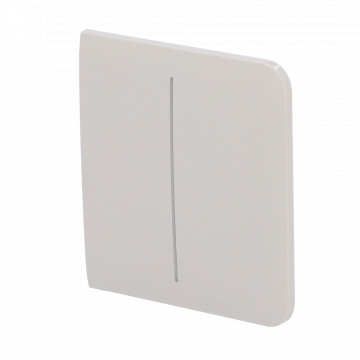 Panel táctil a cambiar de luz par - Compatible con AJ-LIGHTCORE-2G - Retroiliminación LED - Panel de tocar lado sin contacto - Color ostra - Ajax - Enchufe Lateral