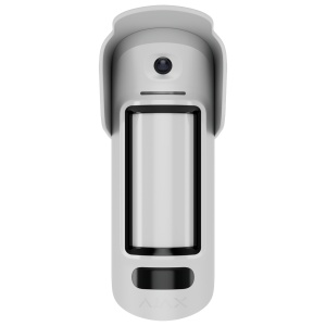 Pétition d'image extérieure FotoDetector - Double Technology: PIR et bande Micro-ondes K - Capteur de gestion de la confidentialité / Capteur antimascament - jusqu'à 5 images de détection - Installation de hauteur 2 ~ 4 m. - Support Giatory inclus