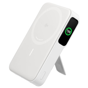 Power Bank Magnetic Wireless Anker - 10000MAH Capacity - USB -C Inputs - Usb -C outputs, wireless - load devices 2 at a time - PD15W fast loading | White