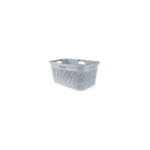 PURE LAUNDRY BASKET 47L-STNBLU -STD