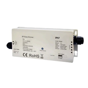 RF Controller 12-36VDC 4CHX5A 240W-720W Mono/CCT/RGBW IP67