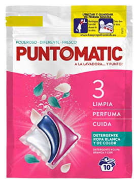 RN-3270 - DETERGENTE ROUPA CÁPSULAS PUNTOMATIC 12 UNDS FLORAL