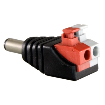 SAFIRE - Connecteur mâle DC Connection Easy Connexion - Sortie + / 2 Terminaux - 38 mm (FO) - 13 mm (AN) - 5 g
