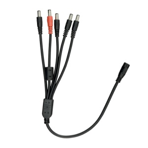 SAFIRE Feed Distributeur - 1 Entrée masculine standard - 5 sorties féminines standard - jusqu'à 5 chambres - 1 source d'alimentation unique - 300 mm de long