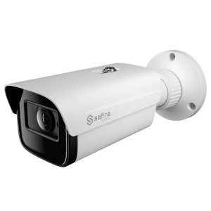 Safire Smart - Câmara Bullet 4 em 1 Alcance [%VAR% - 2 Mpx (1920x1080) , 1/2.8" CMOS Starlight - Lente 2.8 mm | IR range 20 m - DWDR, HLC, BLC, AGC | Microfone integrado - Impermeável IP67, Anti-vandalismo IK10