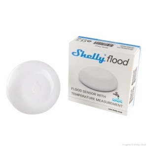 SHELLYFLOOD - Detector/alarme de água autónomo Wi-Fi