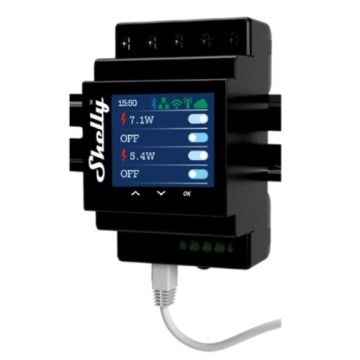 ShellyPro4PM - Din rail c/4 WiFi/BT/Lan 110/240VAC 4x1 Relays