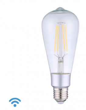 Shellyvintagest64 - LED LED WiFi intelligent E27 A60 2700K 7W 75