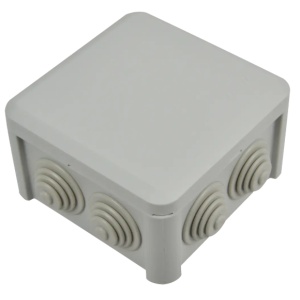 SOFLIGHT - 200.090.090.053.GG - IP65 Derivation Box with 90x90x53mm gray, ral 7035