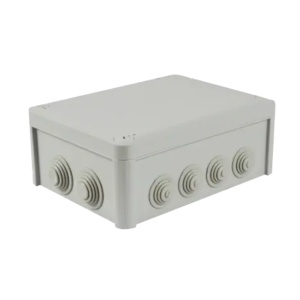 Soflight - 200.200.150.080.GG - IP66 -Ableitung Box mit Bucins 200150x80mm Grau, Ral 7035