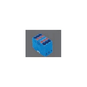 Soflight-sl-bd-bt6x2.5az-push-in Block 6x2,5 mm2 bleu 690v