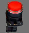 SOFLIGHT - SL-CPB01AW3462-230 - Botão Pressão Plástico Lumin. Vermelho 1NC 230Vac
