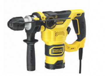 STANLEY - FME1250K-QS - Martelo Combinado SDS-Plus 1.250W 3,5J 3 modos, velocidade 0 - 850 rpm, 4.100 ipm.